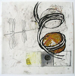 untitled drawing, charcoal on vellum