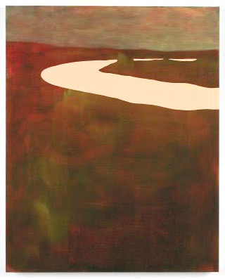 bend, acrylic and oil on canvas