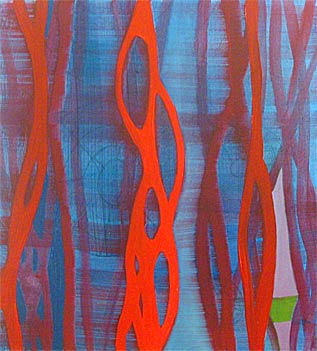 another blue painting by mark dixon