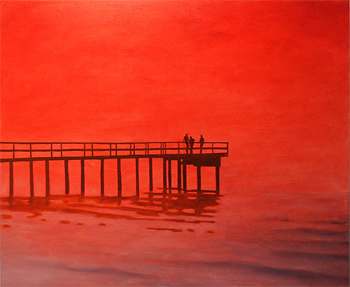 The Horizon, oil painting by Mark Dixon