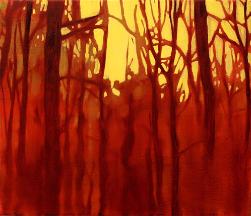 Tree Blur, oil on canvas, 30 x 40 cm, 2009
